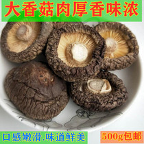 New 1 kg of shiitake mushrooms money mushrooms cut feet farm dry goods big shiitake mushrooms delicious specialty 500g