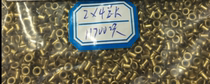 Brass hollow corns rivets 2*4 5 total length 82 yuan kg available for shipment