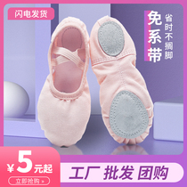 Batch dance shoes womens soft bottom hair practice shoes men and adults children dance cat claw shoes Body Yoga Ballet