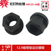 Hardened 12 Grade 9 flange nut Hexagonal padded nut Mold platen nut M12M16M18M20M24