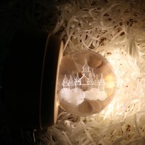 Sky City Castle Crystal Ball Music Box Music Box Music Box Creative Gift Gift for Wife Girl Girlfriend