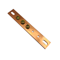 Equipotential terminal copper bar grounding busbar grounding busbar computer room grounding busbar 4*20*125