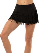 Lucky in Love Womens Level Up Fringe Skirt--CB448-B896001