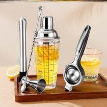 Hand beating lemon tea tool to make popsicle cup milk tea special commercial handmade cup press juicing machine crushed ice bar full set