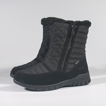 Foreign trade out of Denmark winter womens boots with cashmere-40 degrees warm snow-proof cotton boots high-top snow boots