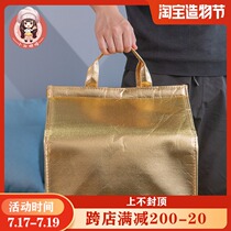 Portable cake insulation bag Takeaway lunch box preservation bag Aluminum foil thickened and high bag Dessert baking insulation bag
