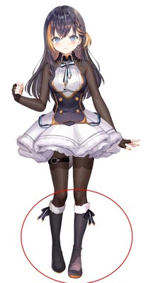 taobao agent Virtual Vtuber Rainbow Society anchor Petra Gurin New clothes COS shoes