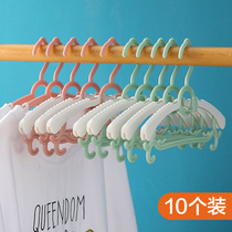 Childrens clothes hanger multifunctional baby children clothes hanging newborn clothes support small baby clothes rack household non-slip