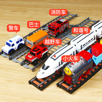 Kids car toy boy electric off-road train Harmony high speed rail bus Fenming rail car accessories