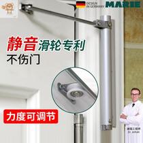 Fire door closed door outdoor iron hydraulic closed aluminium alloy push-pull large number home buffer automatic deviner