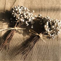 White barley fruit dry flower White barley fruit tallow hipster floral DIY scented candle dried flower immortal match