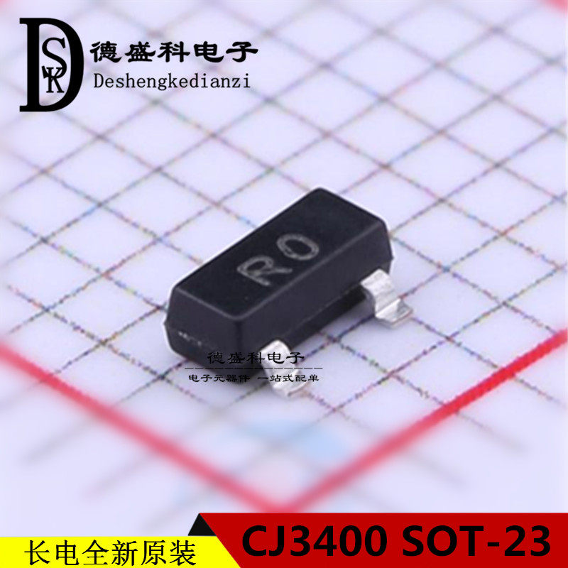 Long electric original CJ3400 SOT-23 silk-print R0 patch tripolar tube 5.8A 30V