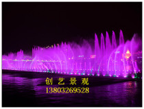 Music fountain garden water landscape stainless steel voice-activated fountain equipment construction factory direct sales large fountain installation