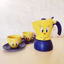 The absolute version of the dairy cow jug Italian Maternity MukkaTweed than the Letti Bialetti Moka jug coffee maker