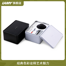 Fountain pen gift box LAMY Lingmei fountain pen safari series hunting black and white two-color metal suit Business office male and female students graduation gift aqueous core ink