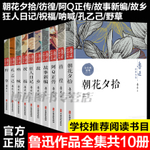 A full set of 10 volume Lu Xun collection hometown Zhaohuaxishi cry she xi genuine classic weeds Kong Yiji AH Q Diary of a Madman new stories blessing original liu qi nian level B read extracurricular books Primary School junior high school students in China