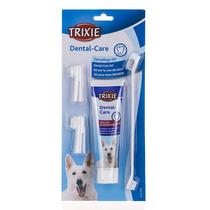 Tris Dog Toothpaste Set Pet dog Oral Cleaning Toothpaste Toothbrush Set Beef Flavor Pet Toothpaste