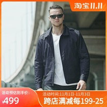 Dragon tooth hidden lapel tactical jacket Joker all-around anti-static autumn new mens trend mens coat Iron Blood King