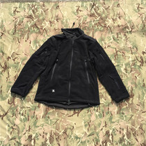Tactical Tom Pure Black 400g cold warm fleece fabric jacket jacket coat windbreaker autumn winter jacket
