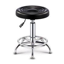High-legged round barber footstool pulley master chair Round stool Beauty salon bed Barber barbershop chair Hair salon special dye