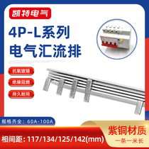 4p leakage 60A-100A bus bar spacing 117 etc copper open DZ47 connection piece circuit breaker wiring