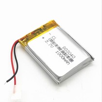3 7v polymer lithium battery 803040 wireless plug-in card Bluetooth speaker Audio built-in rechargeable 1000mAh