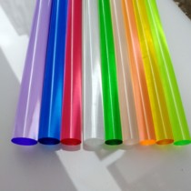 Plexiglass rod Light guide rod Luminous wall production and processing Cylindrical decorative rod Acrylic round rod fixed bar rod
