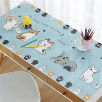 Book table mat waterproof pvc students study homework writing desk pad desk desktop eye protection tablecloth ins children home home