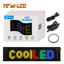 led electronic screen arc RGB full color display bluetooth connection flexible screen car foldable led display soft screen