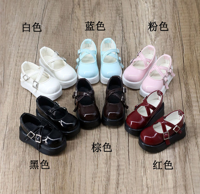 taobao agent Spot BJD doll shoes bright noodle leather shoes 4 points baby shoes C38Lberryberry potato