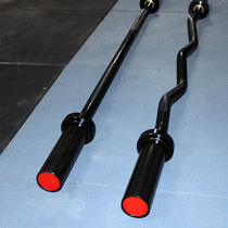 High-end boiled black bar barbell rod curved rod straight rod electroplating copper sleeve 1 2 meters 1 5 meters 1 8 meters 2 2m