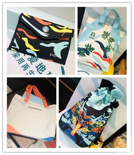 Starbucks, сумка на одно плечо, шоппер, надевается на плечо