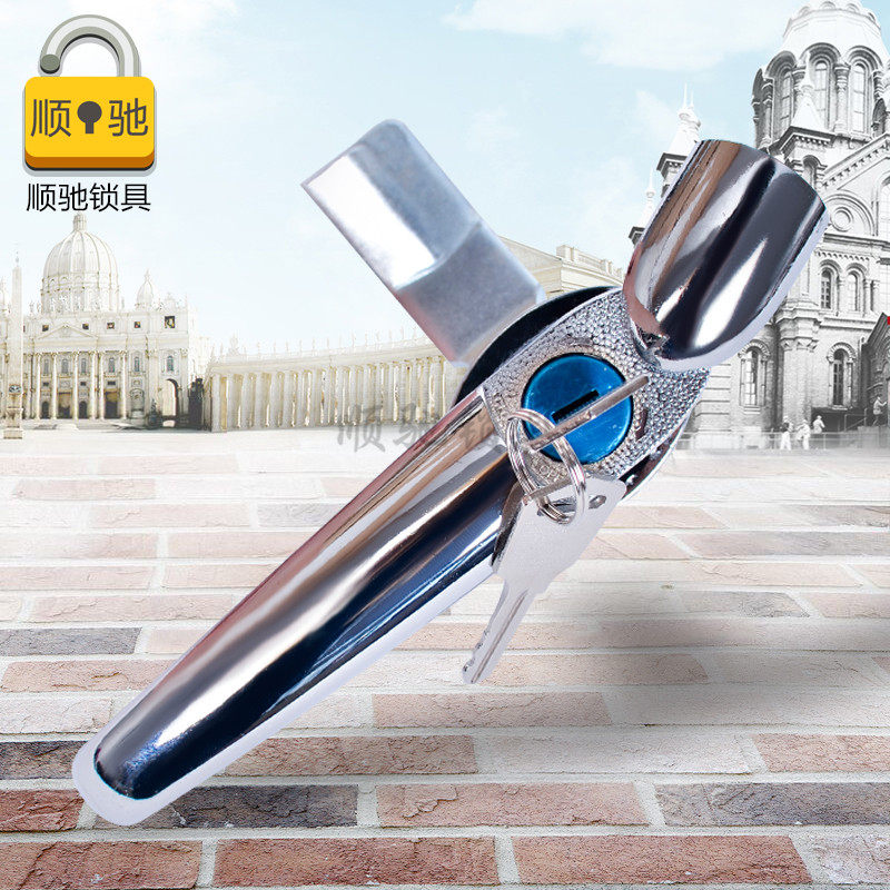 Haitan stainless steel box lock mechanical instruments turn the power distribution cabinet waterproof lock long handle lock MS308-2