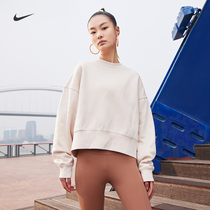 Nike Nike Official COLLECTION WOMENS SUEDE ROUND COLLAR BLOUSES JACKET Loose Short gush with velvet DJ7666