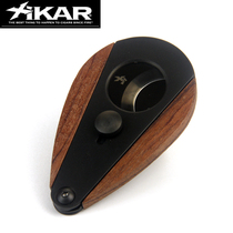 Imported XIKAR Sika Stainless steel Portable cigar cutter 300BKRW mens gift MAHOGANY black knife