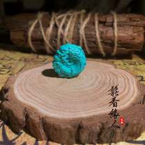 Optimized turquoise high porcelain turquoise hand string necklace accessories Seiko Dragon buckle pendant back Cloud bagel clip