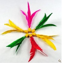 Full 38 yuan three hair ball cricket board Badminton ball High elastic rubber head selected hair quality does not lose hair