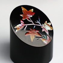 Japan Takaoka Lacquerware Wenzhen Luo Dian Maple leaf paperweight tools Wen Room supplies gift