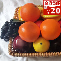 Simulation orange novelty navel orange citrus orange fake fruit set model ornaments photography cabinet decoration props