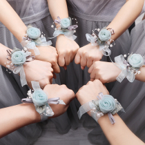 Bridesmaid Bride Toast Service Xiuhe Clothing Wrist Flower Ribbon Advanced Sense of Immortal hipster Korean Hand Flower Sisters Group