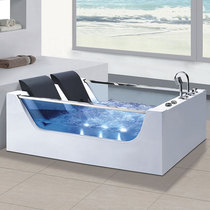 Double surf jacuzzi Acrylic free-standing oversized waterfall tub Smart constant temperature villa household bath