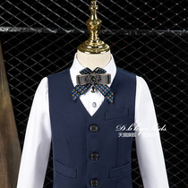 Childrens Suit Set 2021 New English Boys Handsome Dress Show Piano Host Little Flower Child Suit