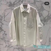 SOLID High-end mens clothing Korea 22 spring style trendy cotton casual shirt S221SH22412 mi