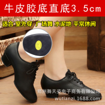The new 3 5cm low heel female shoes Latin modern social square dancing sailor shoes ballroom dancing shoes