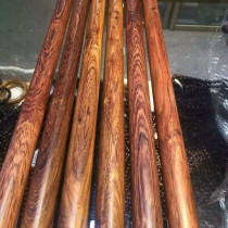 Solid Wood old man crutches mahogany cane old crutches huanghuali wooden round head gentleman outdoor mountaineering civilized stick