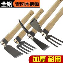 Small hoe agricultural tools open wasteland outdoor dual-purpose vegetable household agricultural tools planting flower weeding artifact rake soil digger