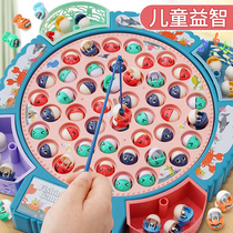 Fishing toys Childrens puzzle 1-2-3 Boy girl One to two years old 4 Baby 5 early education 6 two and a half years old children