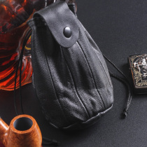 New fashion portable Sheepskin tobacco bag Leather waterproof tobacco moisturizing bag Mini small pipe bag mens tobacco