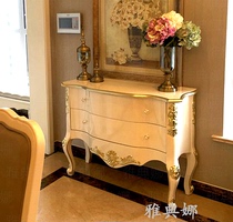 European xuan guan ju living room decoration cabinet partition cabinet entrance door ting ju Jane European cai hui ju American wood two chest of drawers