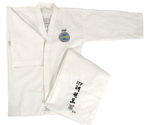 Hot sale Qin Zongzang 2103 cotton twill ITF taekwondo clothing children adult taekwondo training uniforms